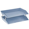 Acrimet Facility 2 Tier Letter Tray Side Load Solid Blue