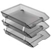 Acrimet Facility 3 Tier Letter Tray Front Load Smoke