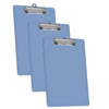 Acrimet Clipboard Letter Size Plastic Low Profile Clip Blue 134