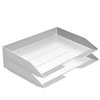 Acrimet Stackable Letter Tray 2 Tier Side Load White
