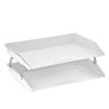 Acrimet Facility 2 Tier Letter Tray Side Load White