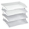 Acrimet Facility 4 Tier Letter Tray Side Load White