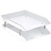 Acrimet Facility 2 Tier Letter Tray Front Load White
