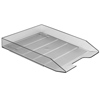 Letter Tray Stackable Front Load Smoke
