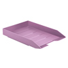 Letter Tray Stackable Solid Purple