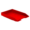 Letter Tray Stackable Front Load Solid Red