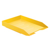 Letter Tray Stackable Fron Load Solid Yellow