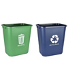 Wastebasket Green Blue 27QT