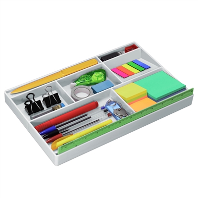 Desk Organizer Office Supplies Accessories with Drawer and 6